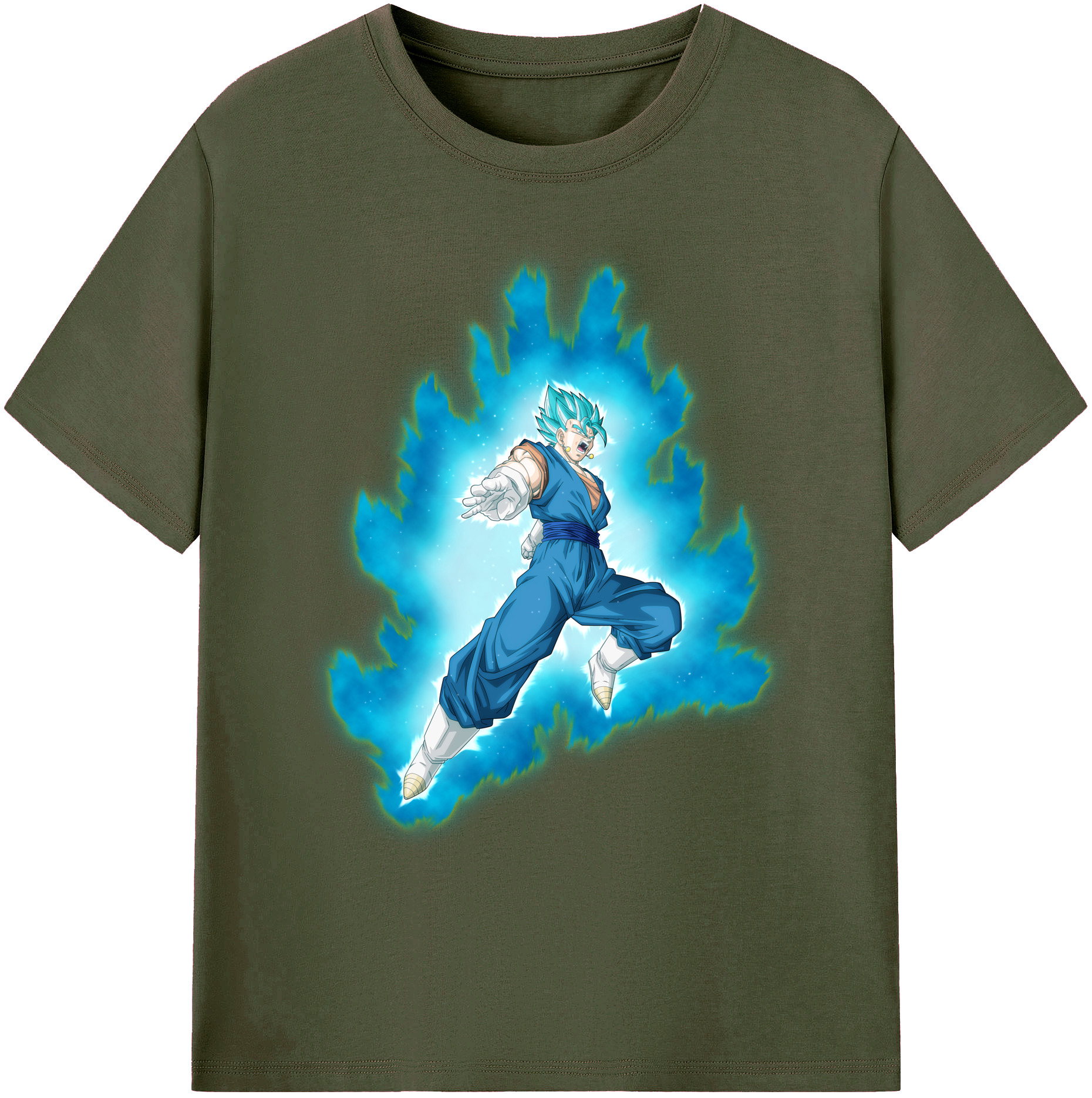 （画像用） ドラゴンボール ベジット DRAGON BALL Vegetto 綿100％ メンズ半袖Tシャツ｜肌触りやわらか＆通気性